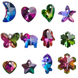 20Pcs Mixed Shape Charms Crystal Beads for Jewelry Making DIY
