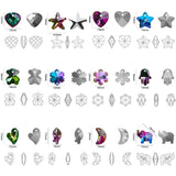 20Pcs Mixed Shape Charms Crystal Beads for Jewelry Making DIY