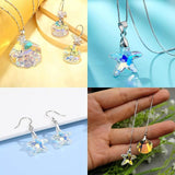 20Pcs Mixed Shape Charms Crystal Beads for Jewelry Making DIY
