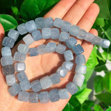 Natural Stone Beads Bracelet Cube Mix Loose Beads 8mm