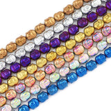 10x8MM Blue/Gold/Purple Avalokitesvara Buddha Hematite Natural Stone Beads