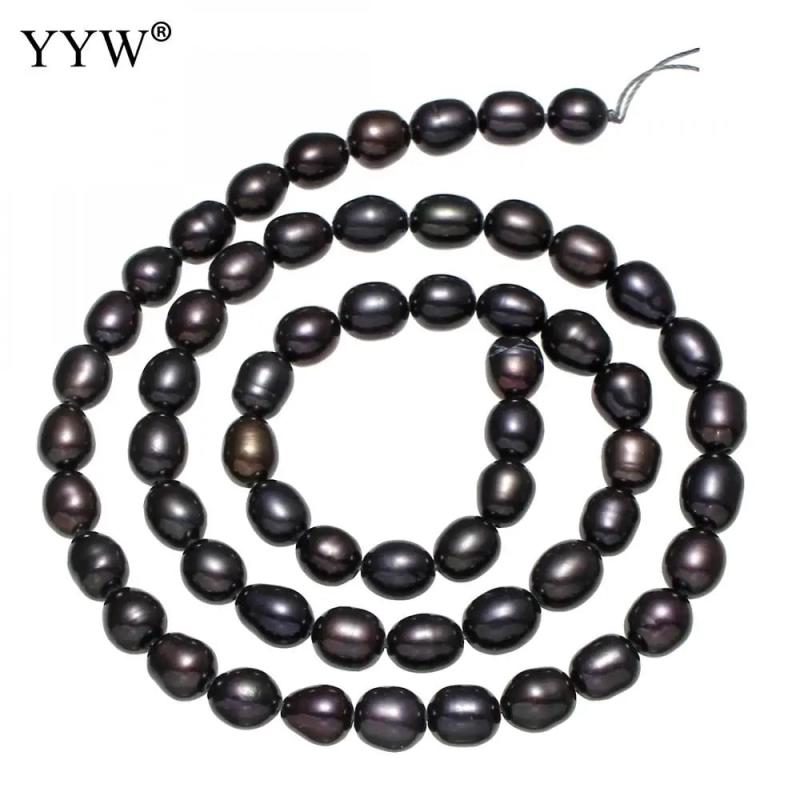 Dark Purple 5-6mm Freshwater Pearl Beads 15Inch Strand