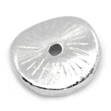 100PCS Spacer Beads Round Alloy Silver 10x9mm DIY Jewelry Findings Wholesale