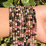 2/3/4mm Tourmaline Loose Beads for Jewelry Making 15''