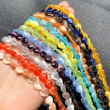 Cat Eye Love Heart Shape 8mm Opal Stone Beads for Jewelry Making