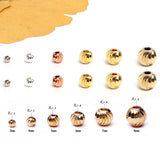 Brass Plated Faceted Moon Cut Spacer Bead Jewelry Making Supplies
