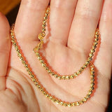 Brass Plated Faceted Moon Cut Spacer Bead Jewelry Making Supplies