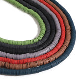 6mm Multicolor Polymer Clay Katsuki Beads Round Spacer Beads DIY Jewelry