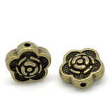 7mm Metal Spacer Beads Flower Antique Bronze Loose Beads DIY Making Braceletls
