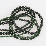 Green Sandstone Small Faceted Loose Beads 2 3 4mm