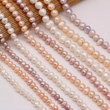 Freshwater Pearl Beads Strand 5-10mm DIY Necklace