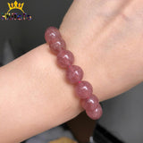 Strawberry Quartz Round Spacer Beads 15'' 6 8 10mm