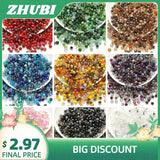Mixed Glass Rondelle Beads for Jewelry Making DIY