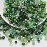 Mixed Glass Rondelle Beads for Jewelry Making DIY
