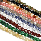 Heart Shape Faceted Natural Stone Beads for Jewelry Making DIY