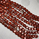 Heart Shape Faceted Natural Stone Beads for Jewelry Making DIY