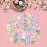 50Pcs Easter Wooden Beads Decorations for Party