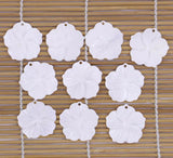 10PCS 27mm Shell Flower Natural Mother of Pearl Loose Beads
