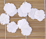 10PCS 27mm Shell Flower Natural Mother of Pearl Loose Beads