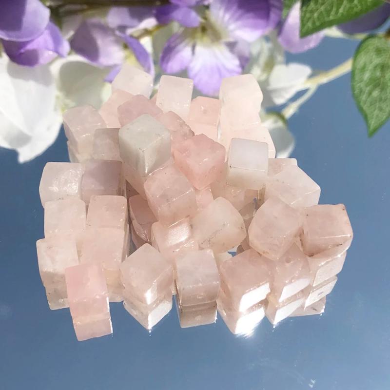 Square Stone Agates Jades Amazonite Cube Beads 15in