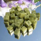 Square Stone Agates Jades Amazonite Cube Beads 15in