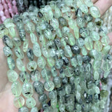 5-12mm Natural Prehnites Loose Spacer Beads for Jewelry Making DIY