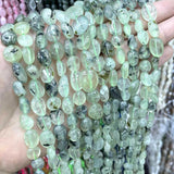 5-12mm Natural Prehnites Loose Spacer Beads for Jewelry Making DIY