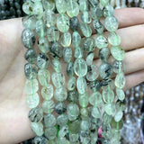5-12mm Natural Prehnites Loose Spacer Beads for Jewelry Making DIY