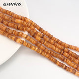 6-7mm Natural Shell Heishi Beads 38cm Strand DIY Jewelry Making