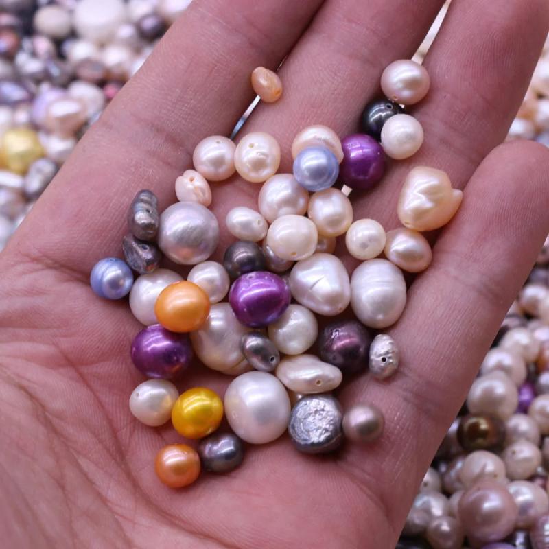 50g Natural Mix Colors Pearls Beads Freshwater Loose Beads DIY Jewelry