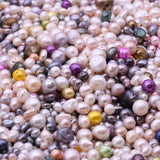 50g Natural Mix Colors Pearls Beads Freshwater Loose Beads DIY Jewelry