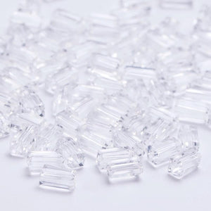 100 Pcs 4MM Czech Cube Glass Beads DIY Jewelry Making Crystal Spacer