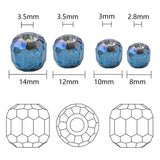 10/12MM Crystal Glass Round Stone Bead for Jewelry Making