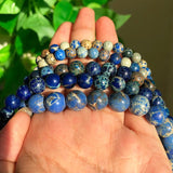 Natural Stone Sea Sediment Jasper Beads 4-12mm Round Loose Beads