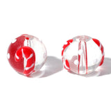 5PCs Christmas Lampwork Glass Beads Multicolor Xmas Tree Snowman Enamel DIY