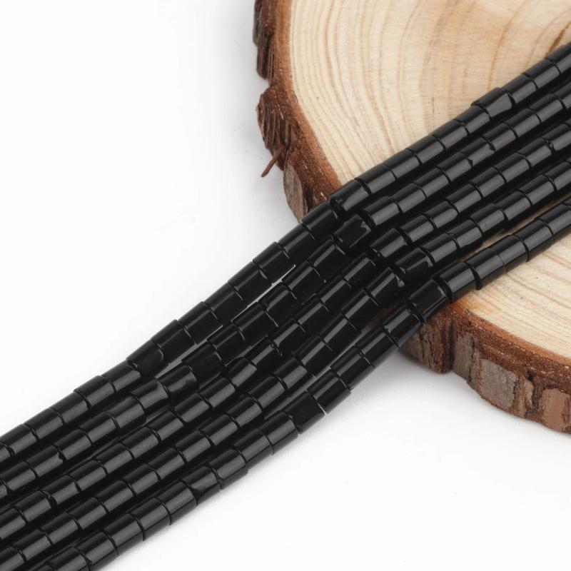 4x4mm Agates Beads Column Shape Spacer Beads for Jewelry DIY