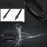 Leather Cord Necklace 40-80cm Wax Rope Lace Chain Stainless Steel Clasp