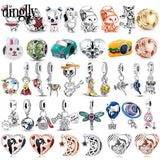 10pcs Cartoon Squirrel Beads Teapot Charm DIY Bracelet Accessory Gift