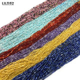 Natural Stone Faceted Loose Beads for DIY Necklaces and Bracelets