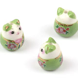 16x18mm Ceramic Beads Lucky Cat DIY Jewelry Making