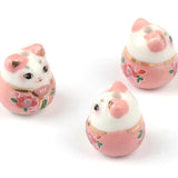 16x18mm Ceramic Beads Lucky Cat DIY Jewelry Making