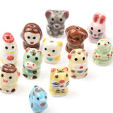 Hand-painted Chinese Zodiac Beads Animal Pendant Bracelet DIY