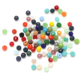 360Pcs 4mm Briolette 5040 Rondelle Faceted Crystal Glass Round Beads