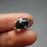 20pcs 16mm Lampwork Glass Flower Flat Beads for Jewelry Making
