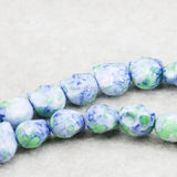 Multicolor Riverstones Rainbow Skull Beads 12mm DIY Jewelry Making