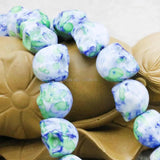 Multicolor Riverstones Rainbow Skull Beads 12mm DIY Jewelry Making