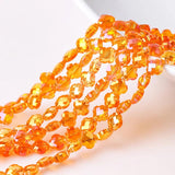 Glass Petal Beads Crystal Cross Pendants For Jewelry Making