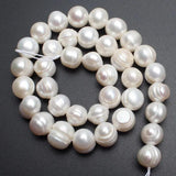 Natural Freshwater Pearl Round Beads 4-11mm Strand