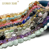 Green Jades Chrysocolla Agates Crystal Stone Beads for Jewelry Making