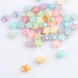 Star Shape Pearl Flatback Beads 200pcs 10mm YKL0427